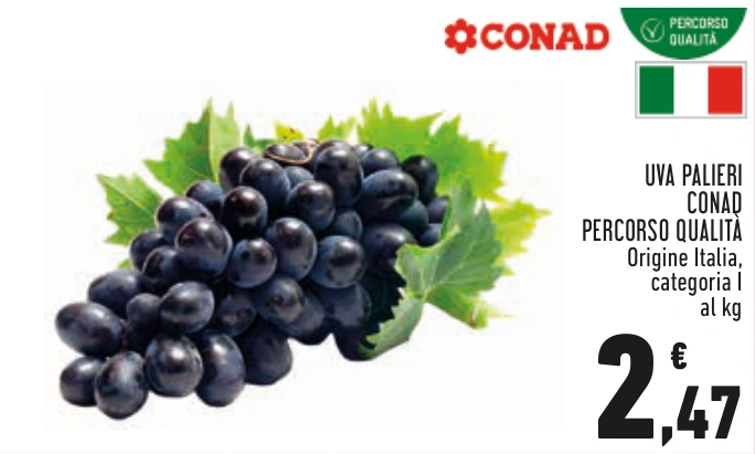 UVA PALIERI CONAD PERCORSO QUALITÀ