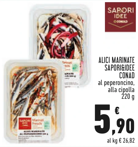 ALICI MARINATE SAPORI&IDEE CONAD