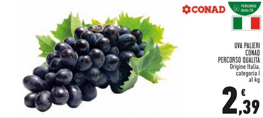 UVA PALIERI CONAD PERCORSO QUALITÀ