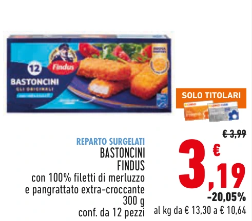 BASTONCINI FINDUS