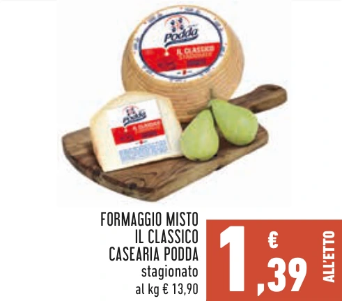 FORMAGGIO MISTO IL CLASSICO CASEARIA PODDA