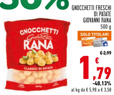 GNOCCHETTI FRESCHI DI PATATE GIOVANNI RANA