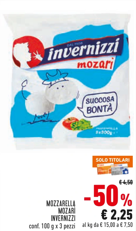 MOZZARELLA MOZARÌ INVERNIZZI