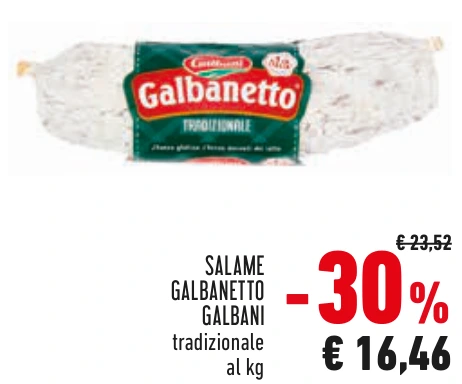 SALAME GALBANETTO GALBANI
