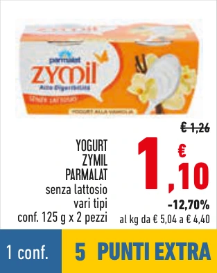 YOGURT ZYMIL PARMALAT
