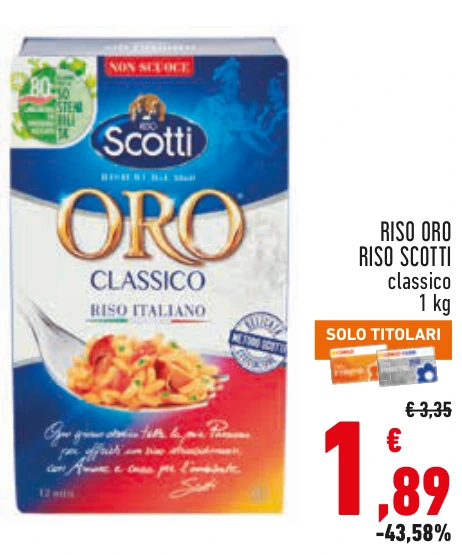 RISO ORO RISO SCOTTI