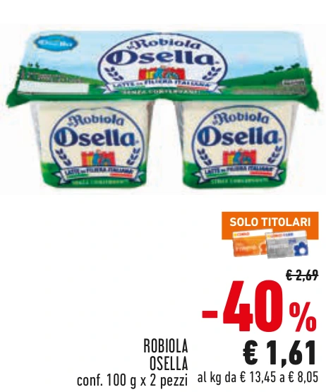 ROBIOLA OSELLA