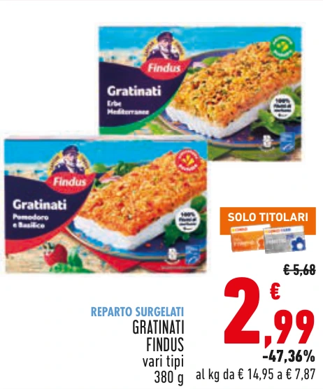 GRATINATI FINDUS