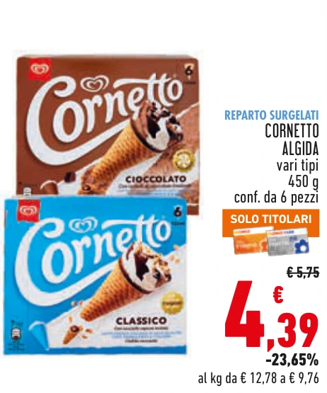 CORNETTO ALGIDA