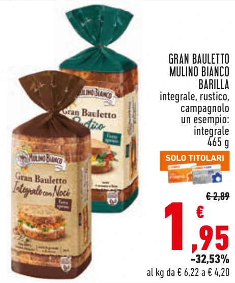GRAN BAULETTO MULINO BIANCO BARILLA