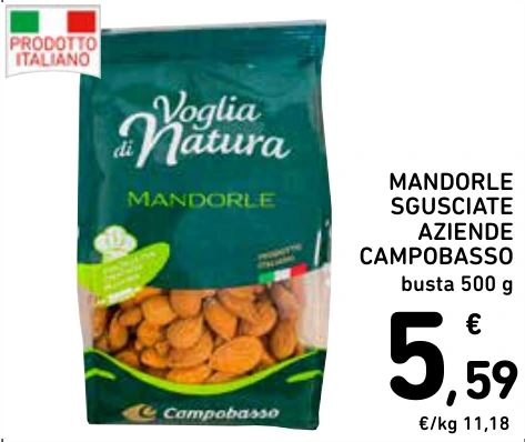 MANDORLE SGUSCIATE AZIENDE CAMPOBASSO