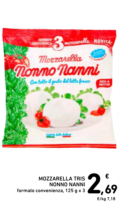 MOZZARELLA TRIS NONNO NANNI