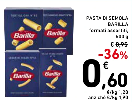 PASTA DI SEMOLA BARILLA