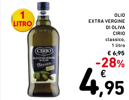 OLIO EXTRA VERGINE DI OLIVA CIRIO