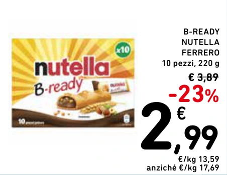 B-READY NUTELLA FERRERO