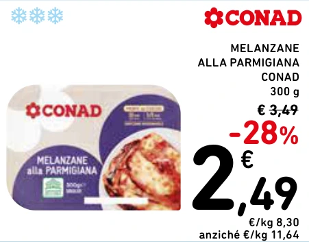 MELANZANE ALLA PARMIGIANA CONAD