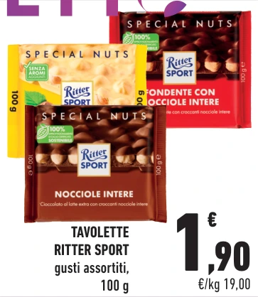 TAVOLETTE RITTER SPORT