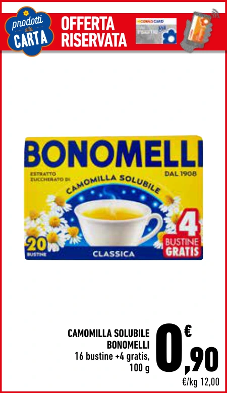 CAMOMILLA SOLUBILE BONOMELLI