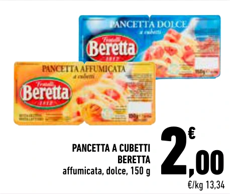 PANCETTA A CUBETTI BERETTA