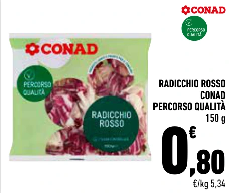 RADICCHIO ROSSO CONAD PERCORSO QUALITÀ