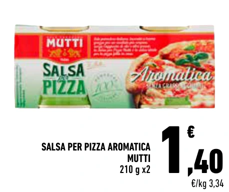 SALSA PER PIZZA AROMATICA MUTTI