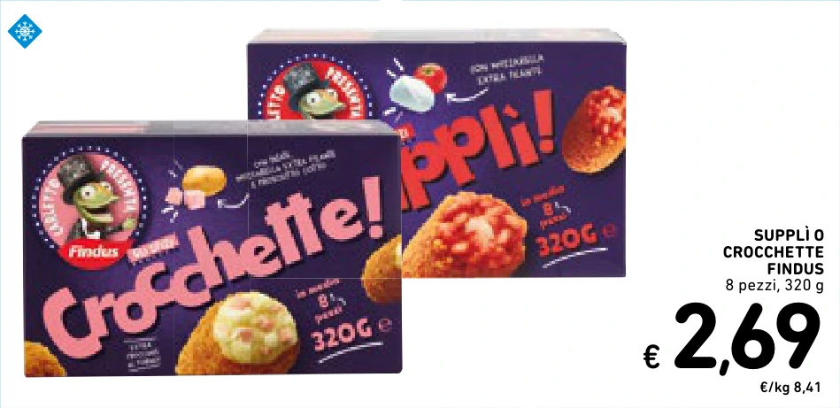 SUPPLÌ O CROCCHETTE FINDUS