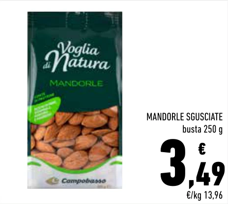 MANDORLE SGUSCIATE