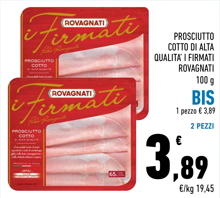 PROSCIUTTO COTTO DI ALTA QUALITA’ I FIRMATI ROVAGNATI