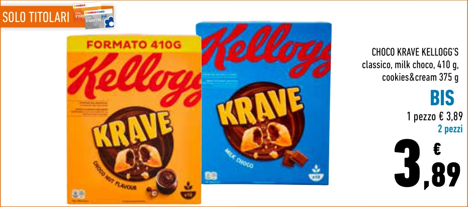 CHOCO KRAVE KELLOGG’S BIS
