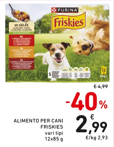 ALIMENTO PER CANI FRISKIES
