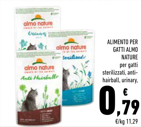 ALIMENTO PER GATTI ALMO NATURE