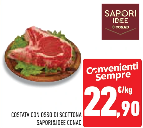 COSTATA CON OSSO DI SCOTTONA SAPORI&IDEE CONAD