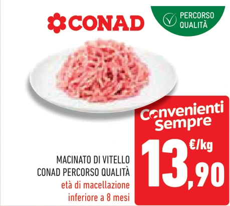 MACINATO DI VITELLO CONAD PERCORSO QUALITÀ