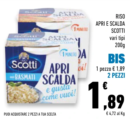 RISO APRI E SCALDA SCOTTI
