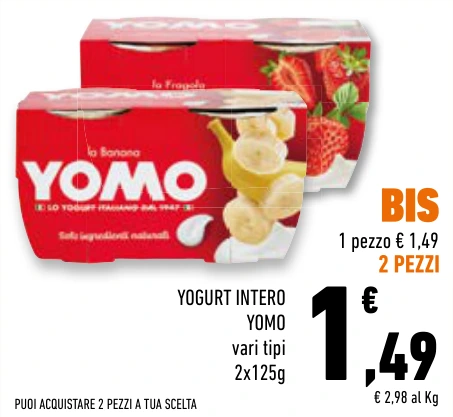 YOGURT INTERO YOMO