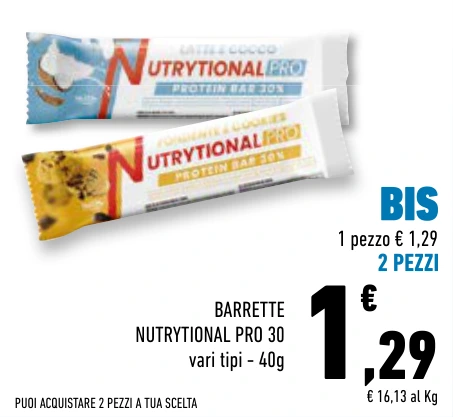 BARRETTE NUTRYTIONAL PRO 30