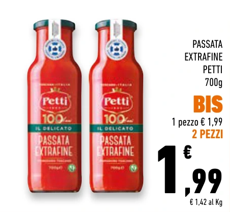 PASSATA EXTRAFINE PETTI