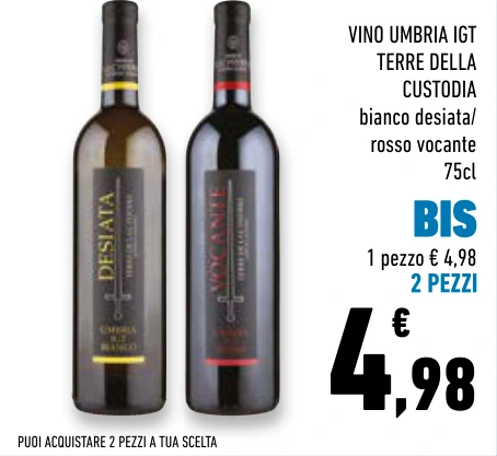 VINO UMBRIA IGT TERRE DELLA CUSTODIA