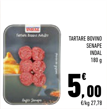 TARTARE BOVINO SENAPE INDAL