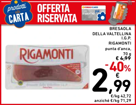 BRESAOLA DELLA VALTELLINA I.G.P. RIGAMONTI