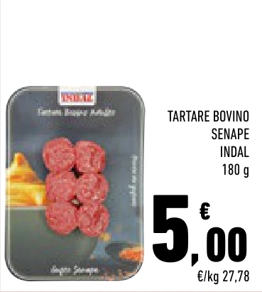 TARTARE BOVINO SENAPE INDAL