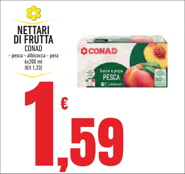 NETTARI DI FRUTTA CONAD