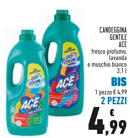 CANDEGGINA GENTILE ACE BIS 2 PEZZI