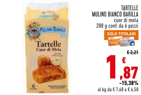 TARTELLE MULINO BIANCO BARILLA