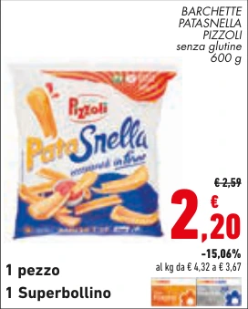 BARCHETTE PATASNELLA PIZZOLI