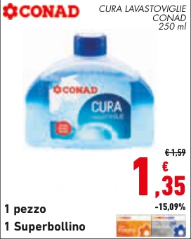 CURA LAVASTOVIGLIE CONAD