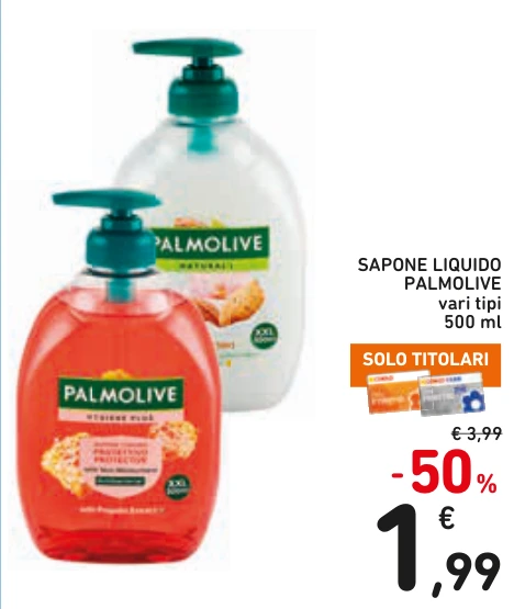 SAPONE LIQUIDO PALMOLIVE