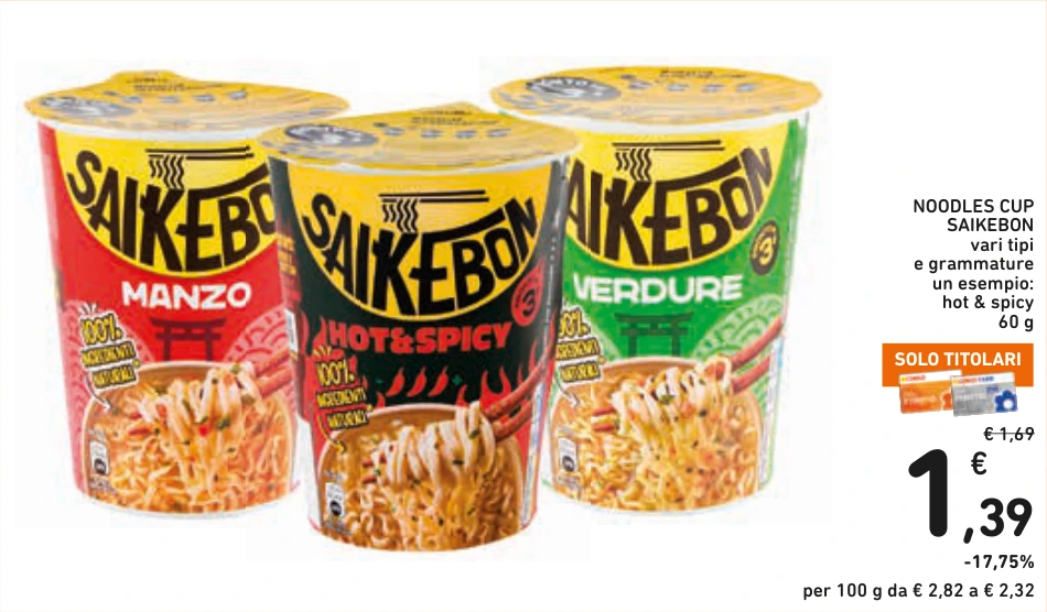 NOODLES CUP SAIKEBON