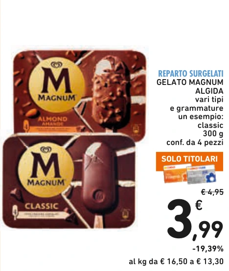 GELATO MAGNUM ALGIDA