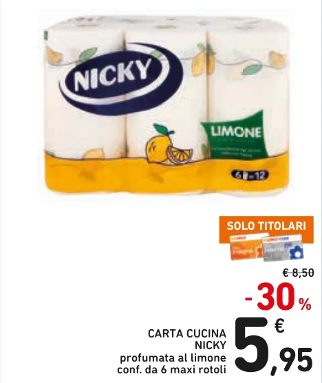 CARTA CUCINA NICKY